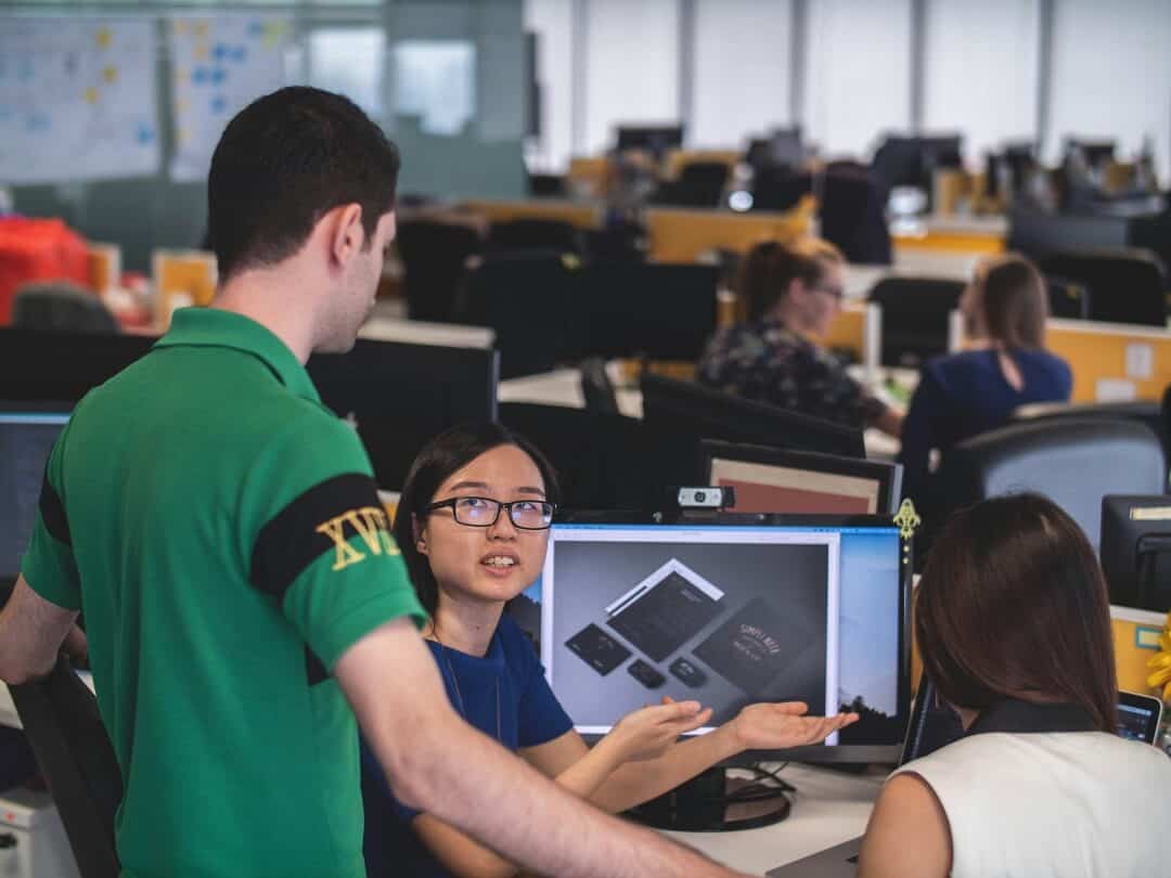 woman trying to assert herself